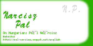 narcisz pal business card